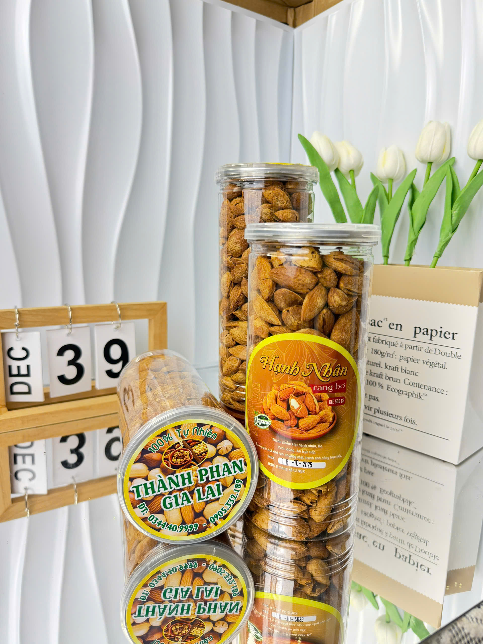 HẠT HẠNH NHÂN TƯƠI NGUYÊN VỊ 300G